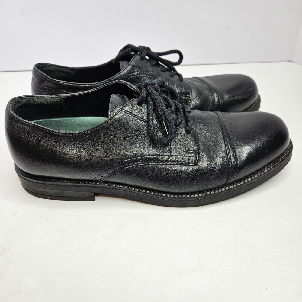 Nunn Bush Men's Genuine Leather Upper Size 10.5M Black Dressy Or Casual Shoe